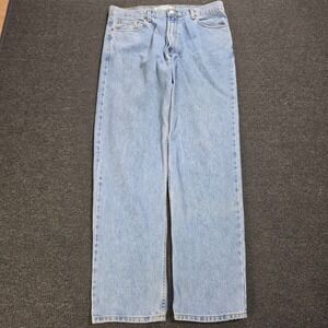 Vintage Levis 550 Relaxed Fit Jeans Mens 36x34 Light Wash Denim Blue Cotton Y2K